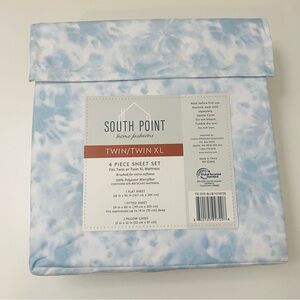 South Point Home Fashions Twin/Twin XL 4 Piece Sheet Set, NWT